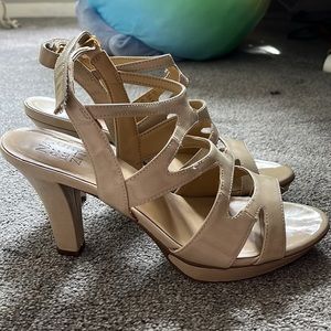 Tan High heel shoes